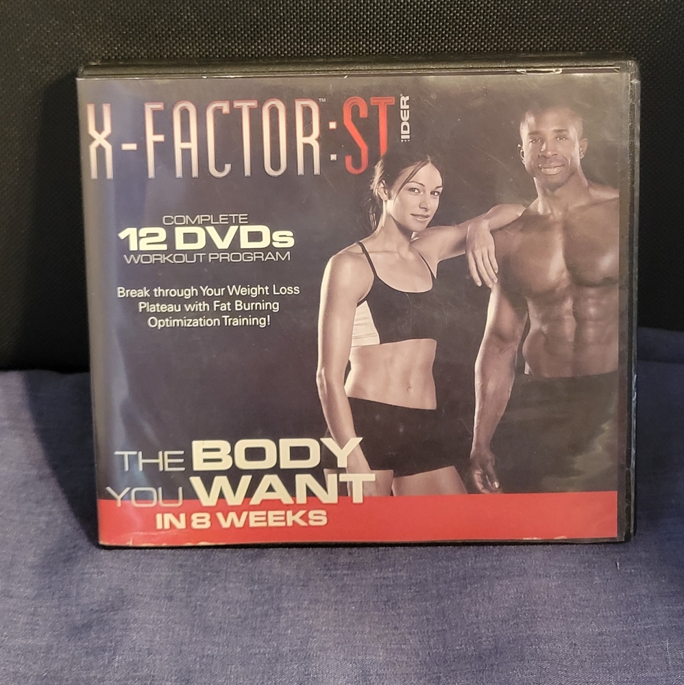 X-factor ST: by Weider Fitness 12 Workout DVDs Set